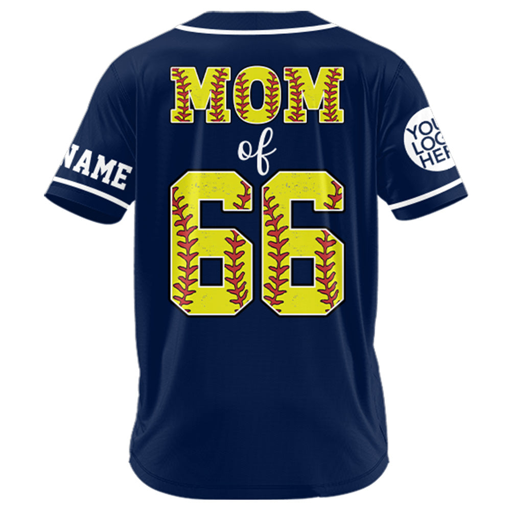 Softball Mom Jersey - Personalized Shirt Custom Photos For Softball Lovers Family NA04 T24