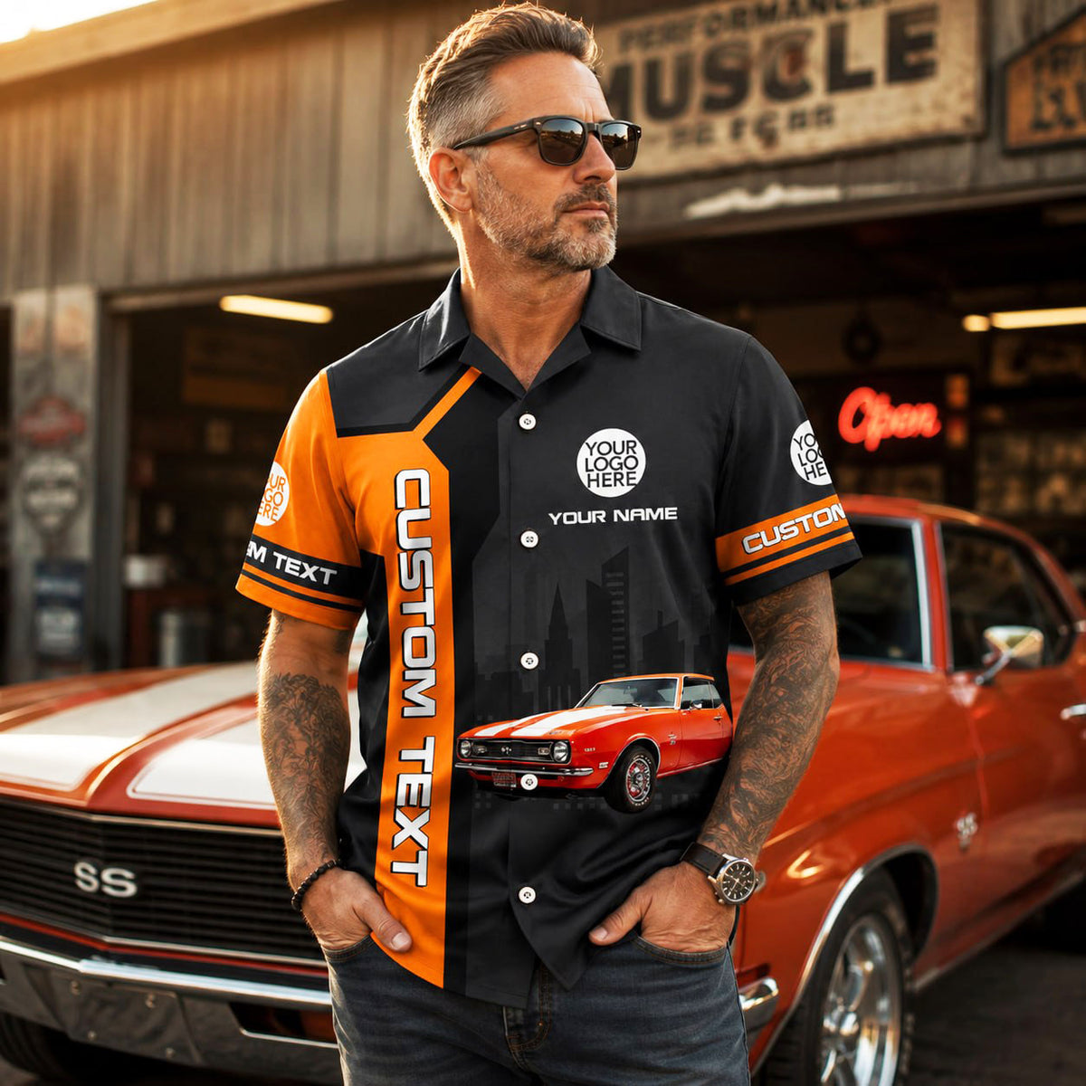 This Is How I Roll - Custom Muscle Car Photo Hawaiian Shirts - Gift For Car Lovers A2110 Pt99