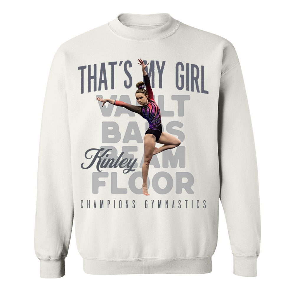 That's My Girl -Custom Photo Gymnast Shirt - Gymnastics Mom, Dad, Family Shirt A2110