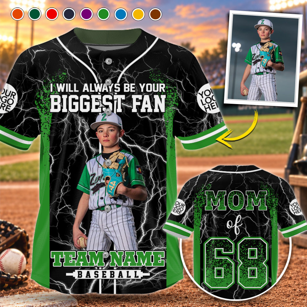 Custom I Will Always Be Your Biggest Fan, Baseball Mom Shirt, Sports Mom Gift L0411 Hv01