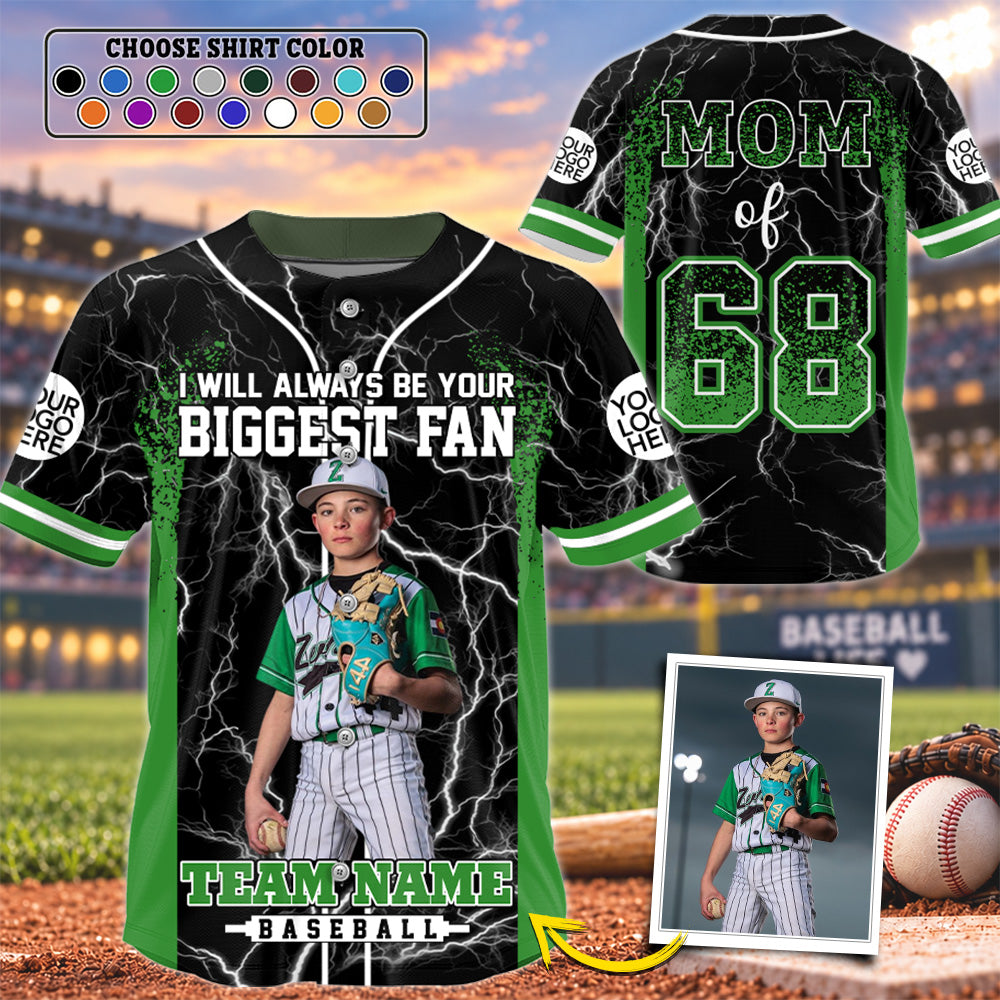 Custom I Will Always Be Your Biggest Fan, Baseball Mom Shirt, Sports Mom Gift L0411 Hv01