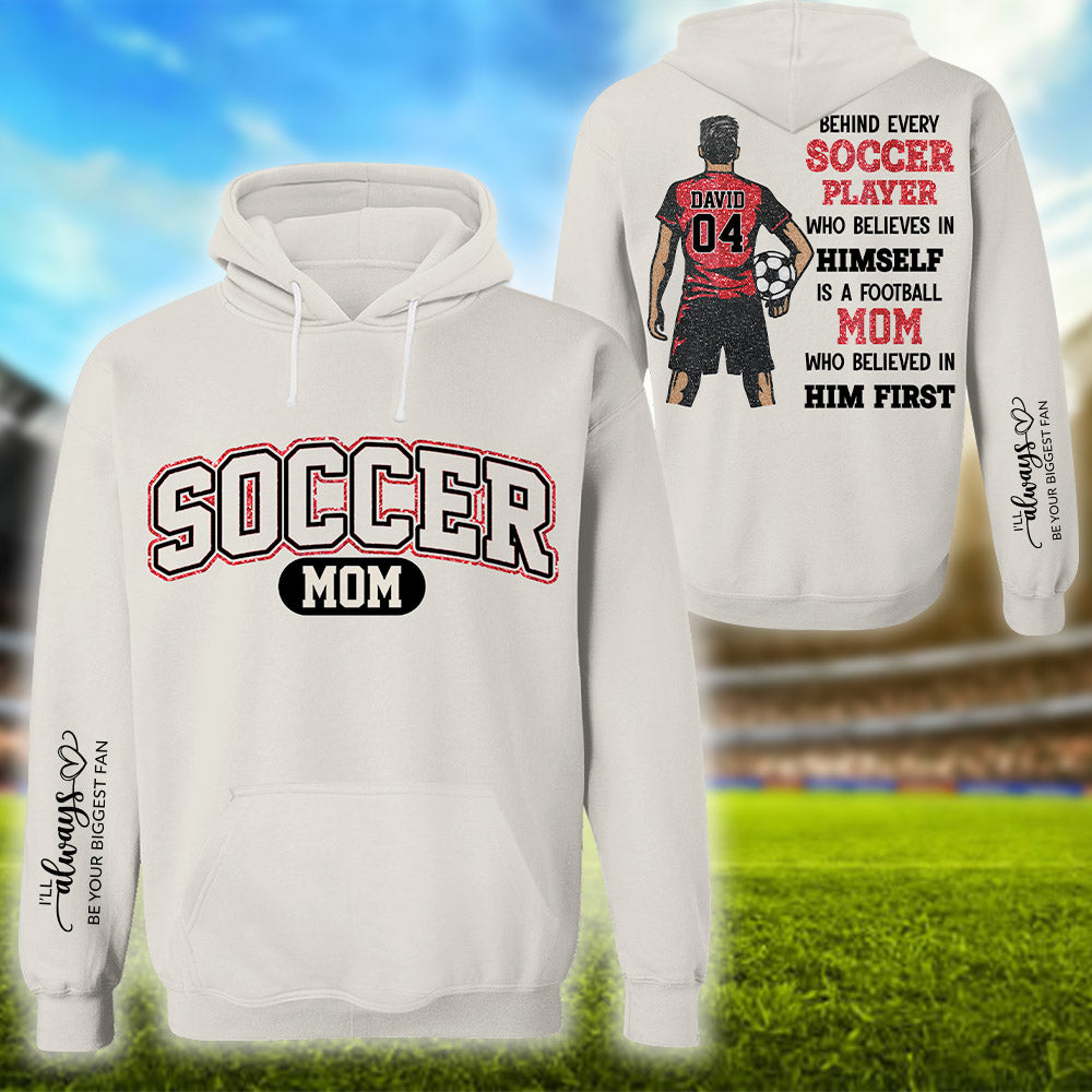Soccer Mom - Behind Every Soccer Player Shirt Personalized Shirt For Soccer Family Vr2 NA02 Pt99