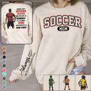 Soccer Mom - Behind Every Soccer Player Shirt Personalized Shirt For Soccer Family Vr2 NA02 Pt99