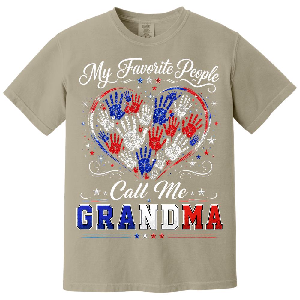 Personalized My Favorite People Call Me Grandma 250 Years American Shirt Hv01