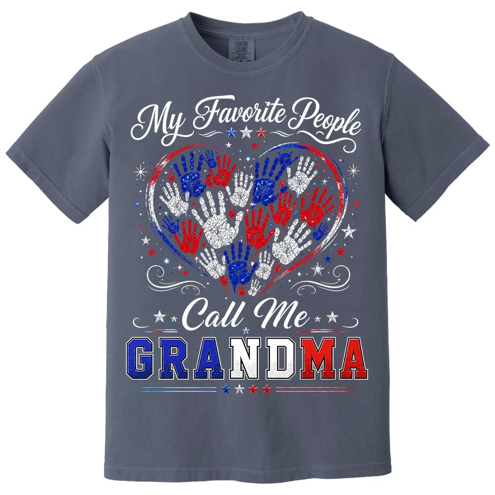 Personalized My Favorite People Call Me Grandma 250 Years American Shirt Hv01