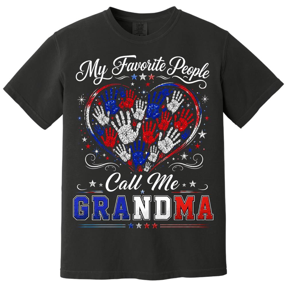 Personalized My Favorite People Call Me Grandma 250 Years American Shirt Hv01