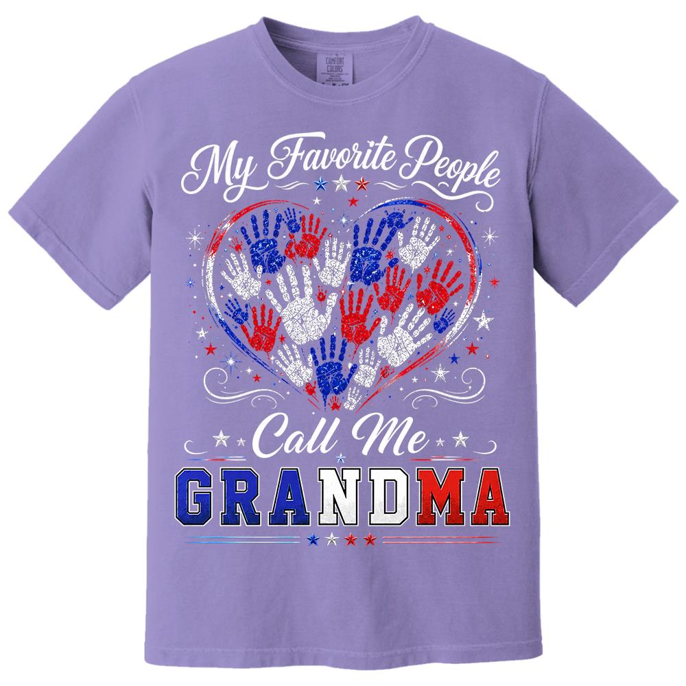 Personalized My Favorite People Call Me Grandma 250 Years American Shirt Hv01