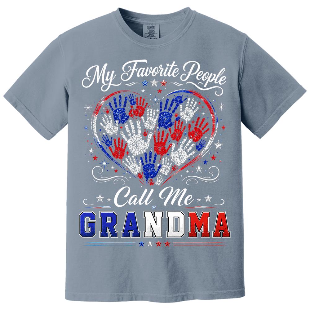 Personalized My Favorite People Call Me Grandma 250 Years American Shirt Hv01