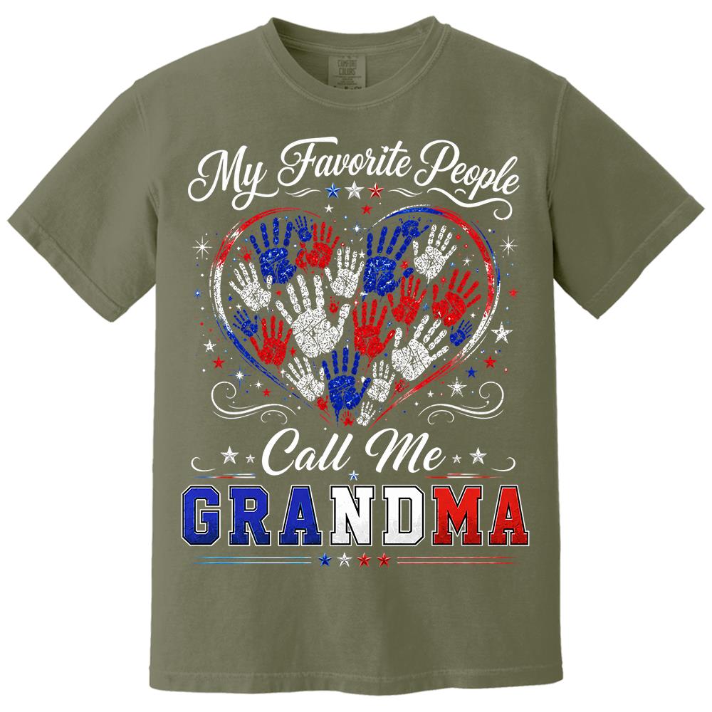 Personalized My Favorite People Call Me Grandma 250 Years American Shirt Hv01