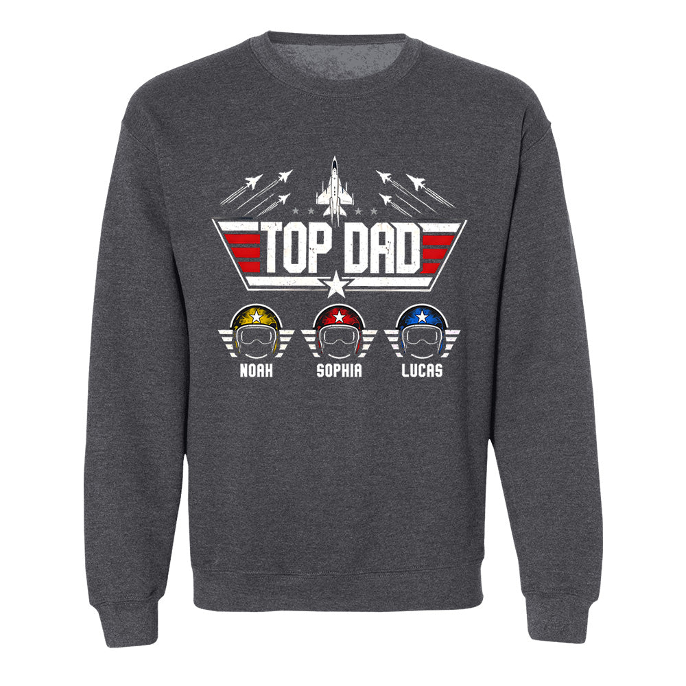 Personalized Top Dad Shirt, Father's Day Gift For Dad, Grandpa VH01