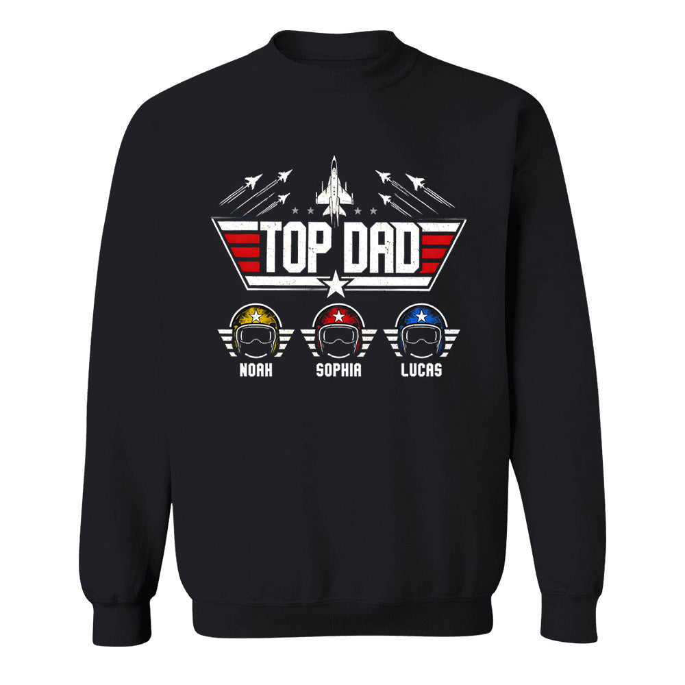 Personalized Top Dad Shirt, Father's Day Gift For Dad, Grandpa VH01