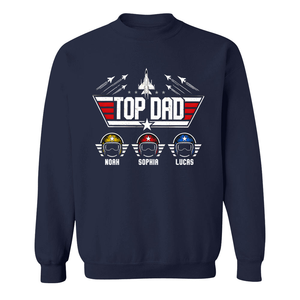 Personalized Top Dad Shirt, Father's Day Gift For Dad, Grandpa VH01