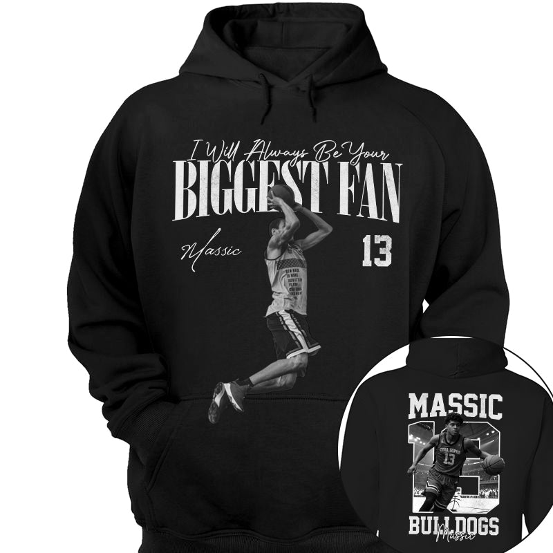 I'll Always Be Your Biggest Fan - Washed Tee Retro Bootleg Shirt - Gift For Basketball Lovers T1807