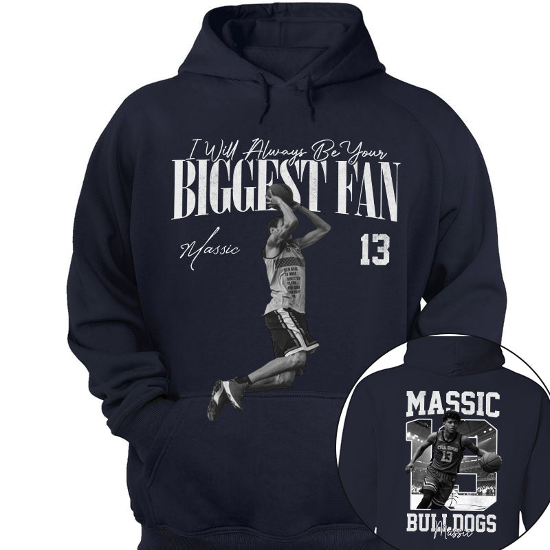 I'll Always Be Your Biggest Fan - Washed Tee Retro Bootleg Shirt - Gift For Basketball Lovers T1807