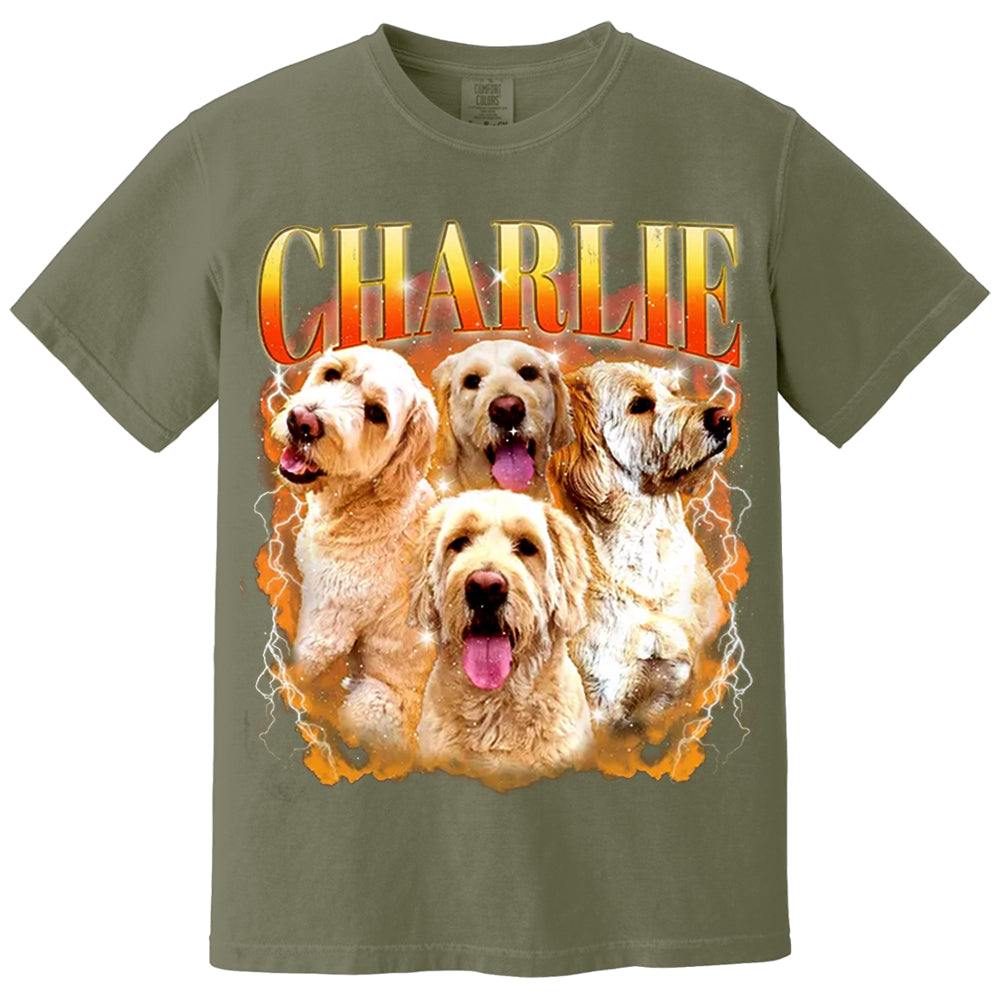 Comfort Colors Custom Dog Shirt, Custom Pet Shirt, Custom Bootleg Shirt, Dog Remembrance Gift