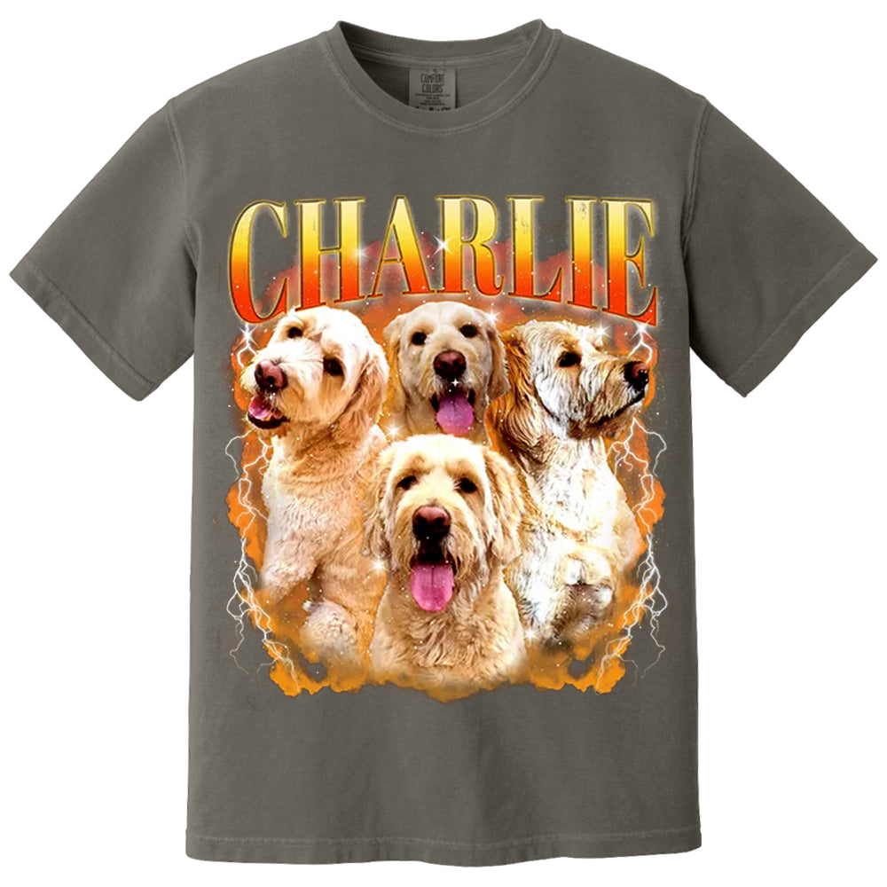 Comfort Colors Custom Dog Shirt, Custom Pet Shirt, Custom Bootleg Shirt, Dog Remembrance Gift