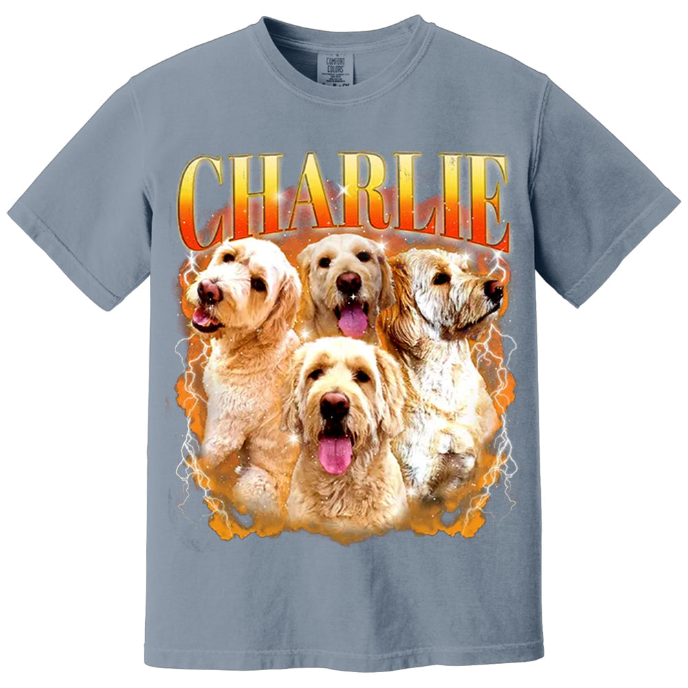 Comfort Colors Custom Dog Shirt, Custom Pet Shirt, Custom Bootleg Shirt, Dog Remembrance Gift