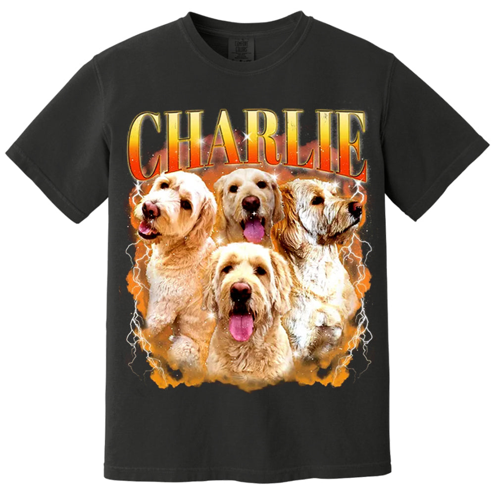 Comfort Colors Custom Dog Shirt, Custom Pet Shirt, Custom Bootleg Shirt, Dog Remembrance Gift