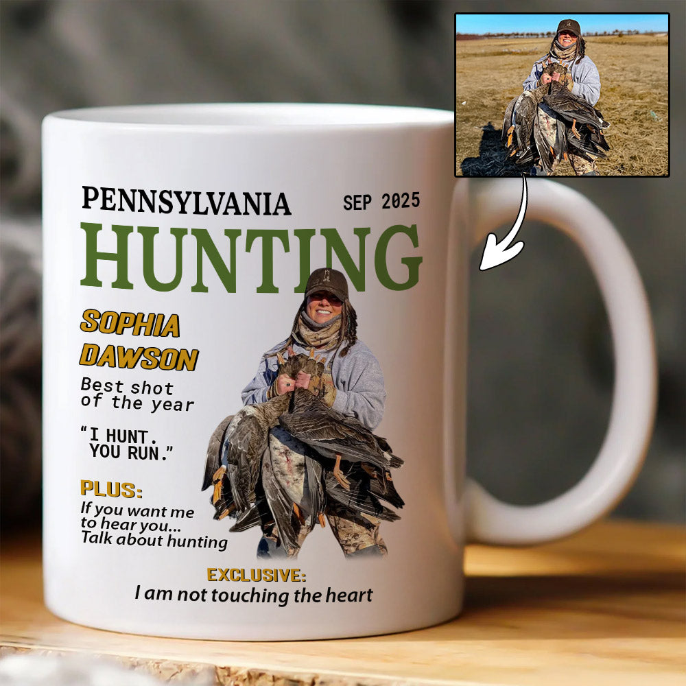 Custom Photo Hunting Mug - Personalized Gifts For Hunters A2110 Pt99