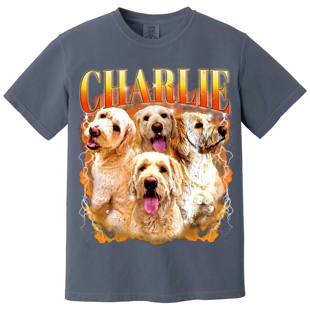 Comfort Colors Custom Dog Shirt, Custom Pet Shirt, Custom Bootleg Shirt, Dog Remembrance Gift