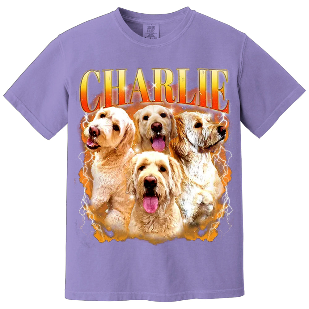 Comfort Colors Custom Dog Shirt, Custom Pet Shirt, Custom Bootleg Shirt, Dog Remembrance Gift