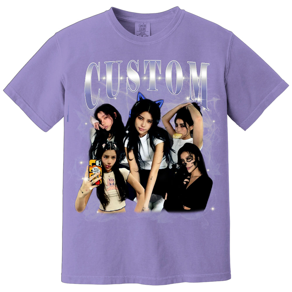 Custom Graphic Photo Vintage Bootleg Shirt, Family Bootleg Graphic Shirt