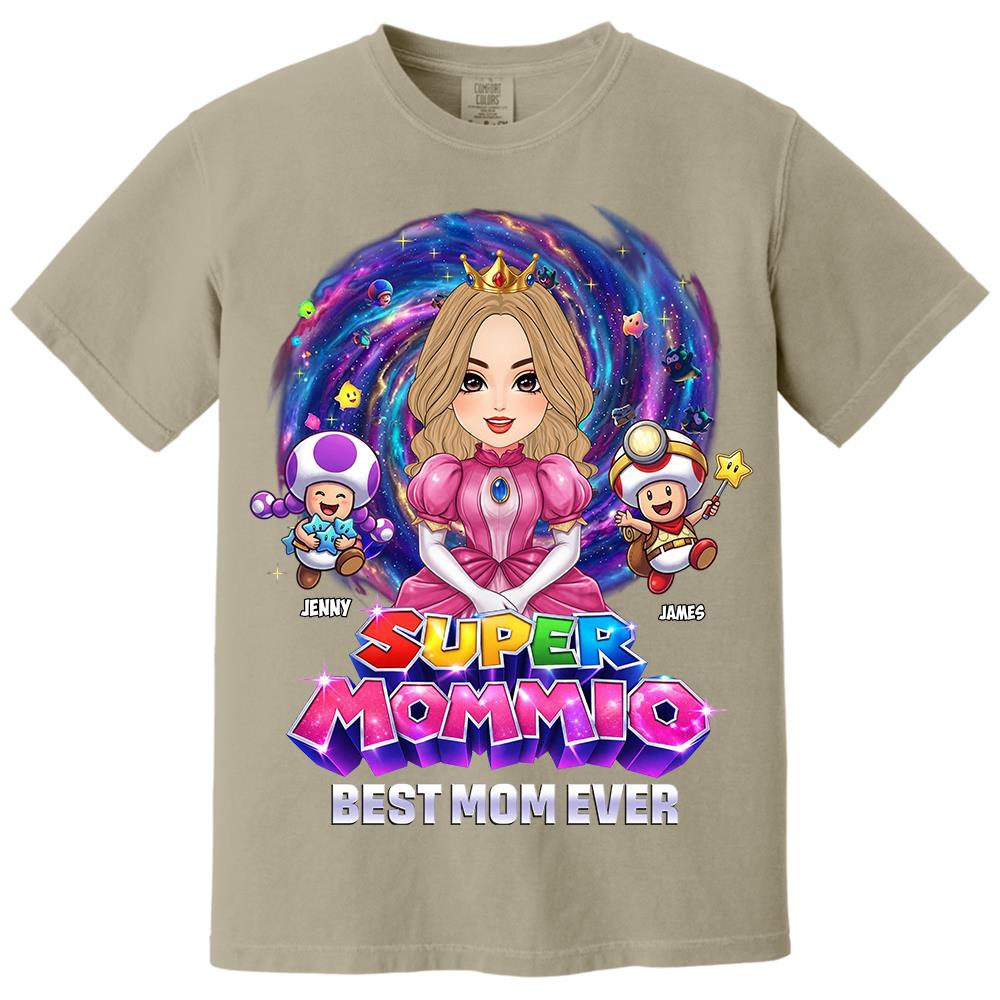 Super Mommio Best Mom Ever Custom Shirt, Gift For Mom, Mother's Day L0411 Hv01