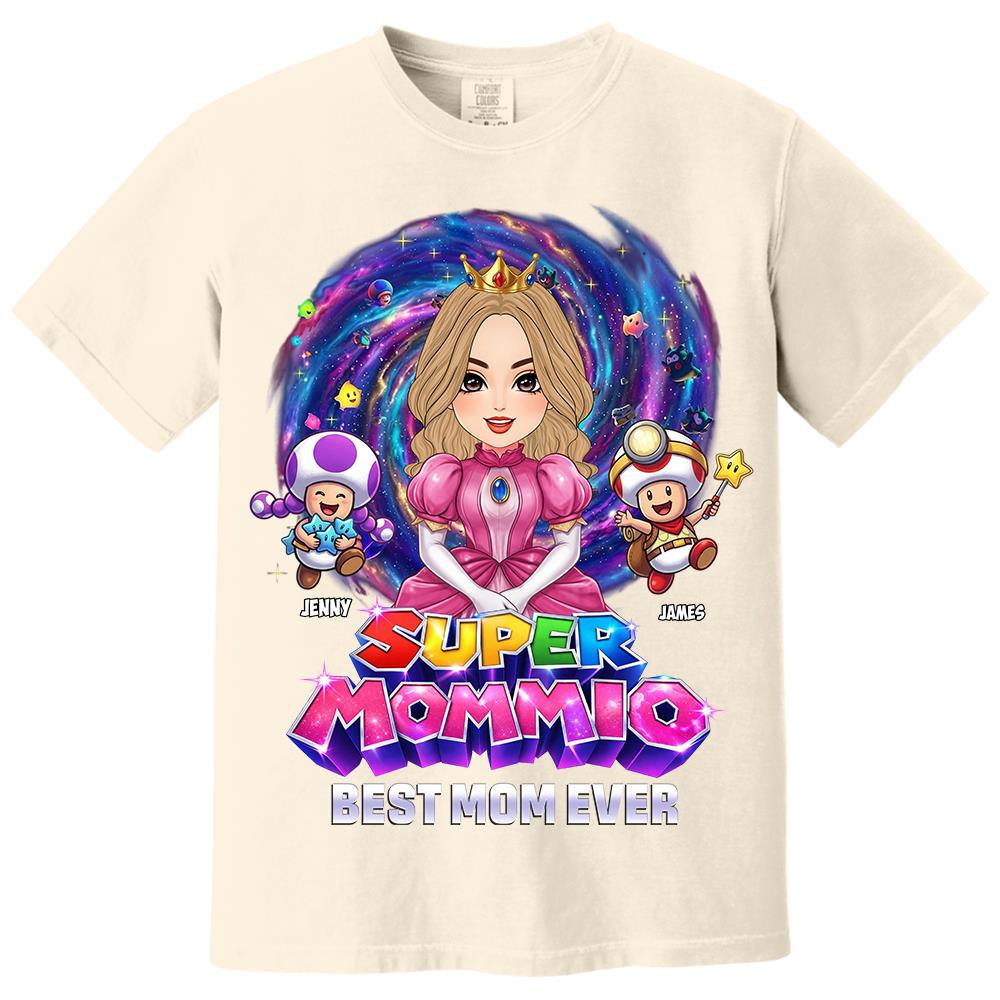 Super Mommio Best Mom Ever Custom Shirt, Gift For Mom, Mother's Day L0411 Hv01