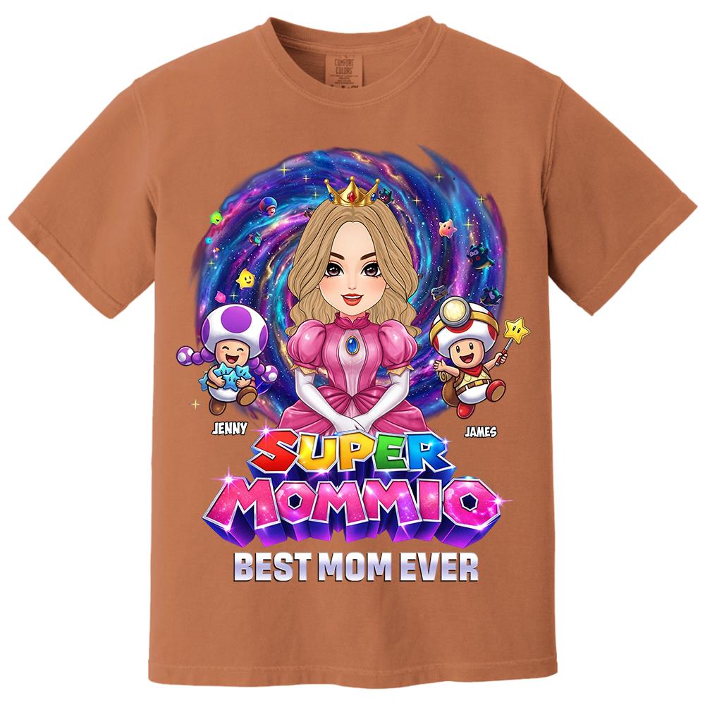 Super Mommio Best Mom Ever Custom Shirt, Gift For Mom, Mother's Day L0411 Hv01