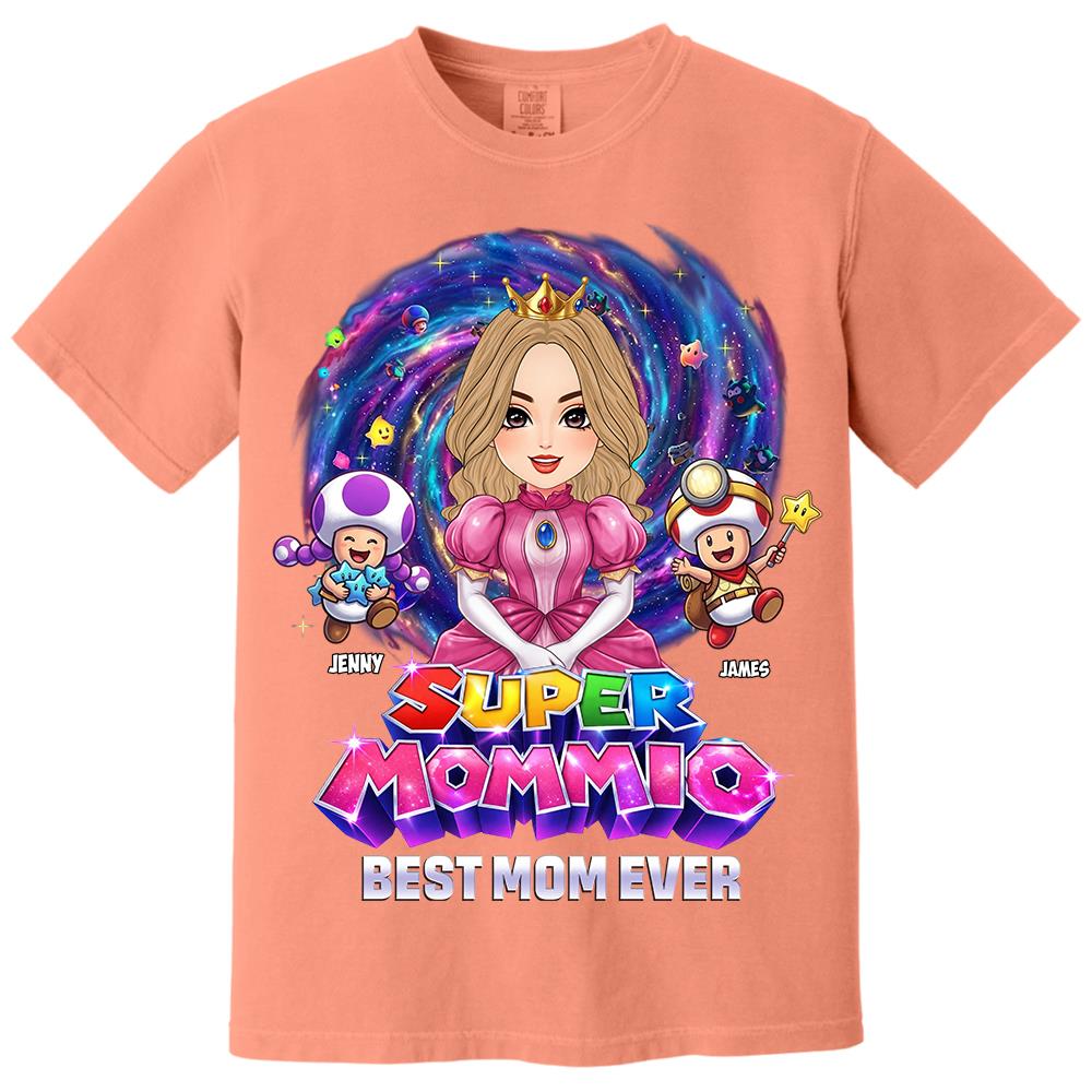 Super Mommio Best Mom Ever Custom Shirt, Gift For Mom, Mother's Day L0411 Hv01