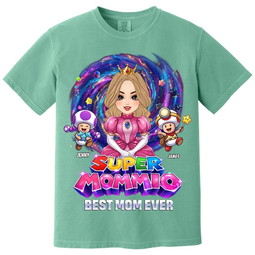 Super Mommio Best Mom Ever Custom Shirt, Gift For Mom, Mother's Day L0411 Hv01