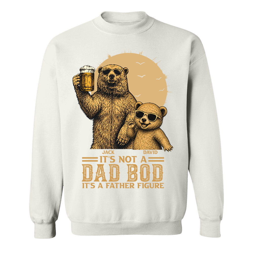Personalized It's Not A Dad Bod It's A Father Figure Shirt, Father's Day - Papa Bear And Cubs, Gift For Dad Vr2 Pt99
