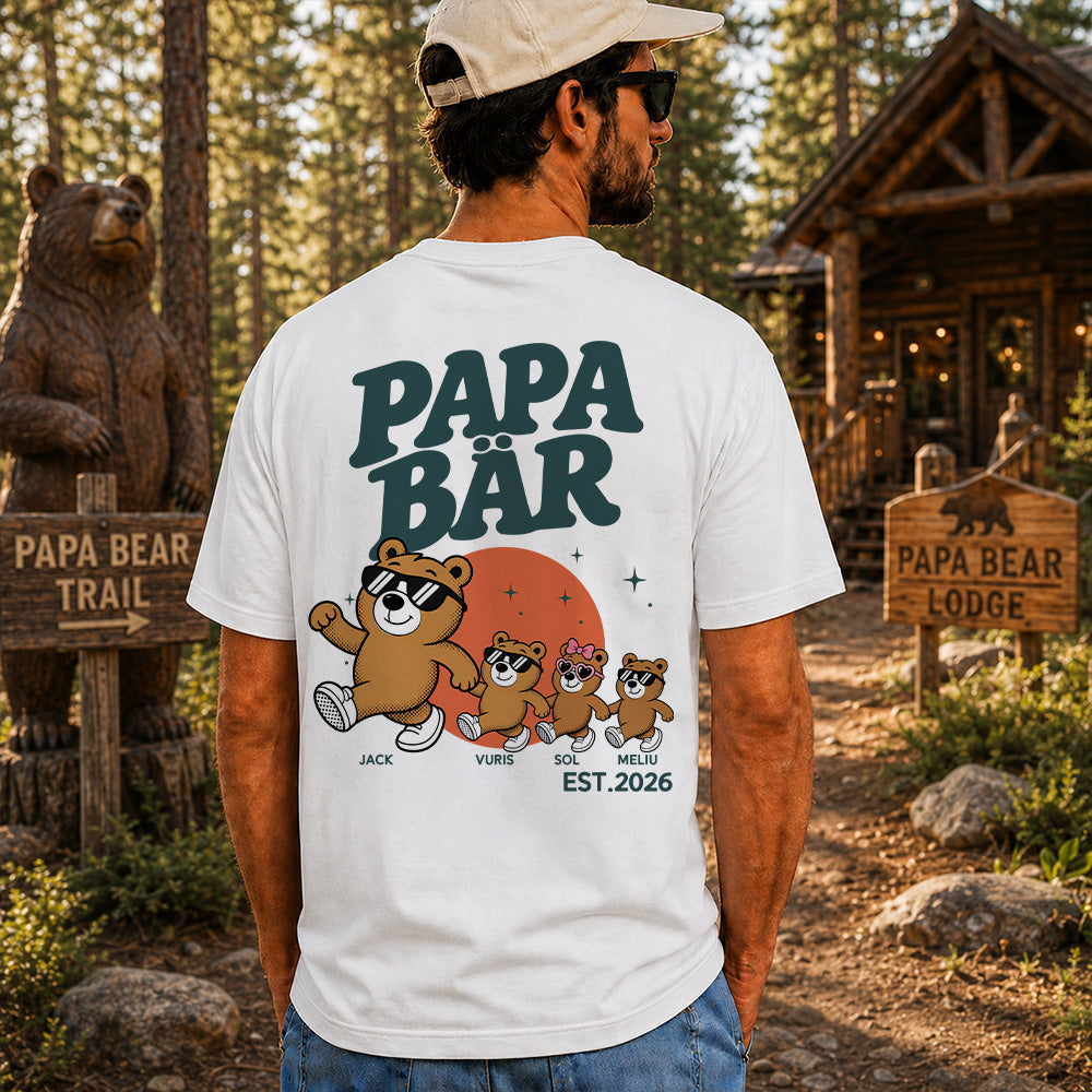 Papa Bar Mini Bar Shirt, Father's Day Gift, Matching Dad and Child Outfit, Fun Family Outfit, Gift For Dad T1807 T24