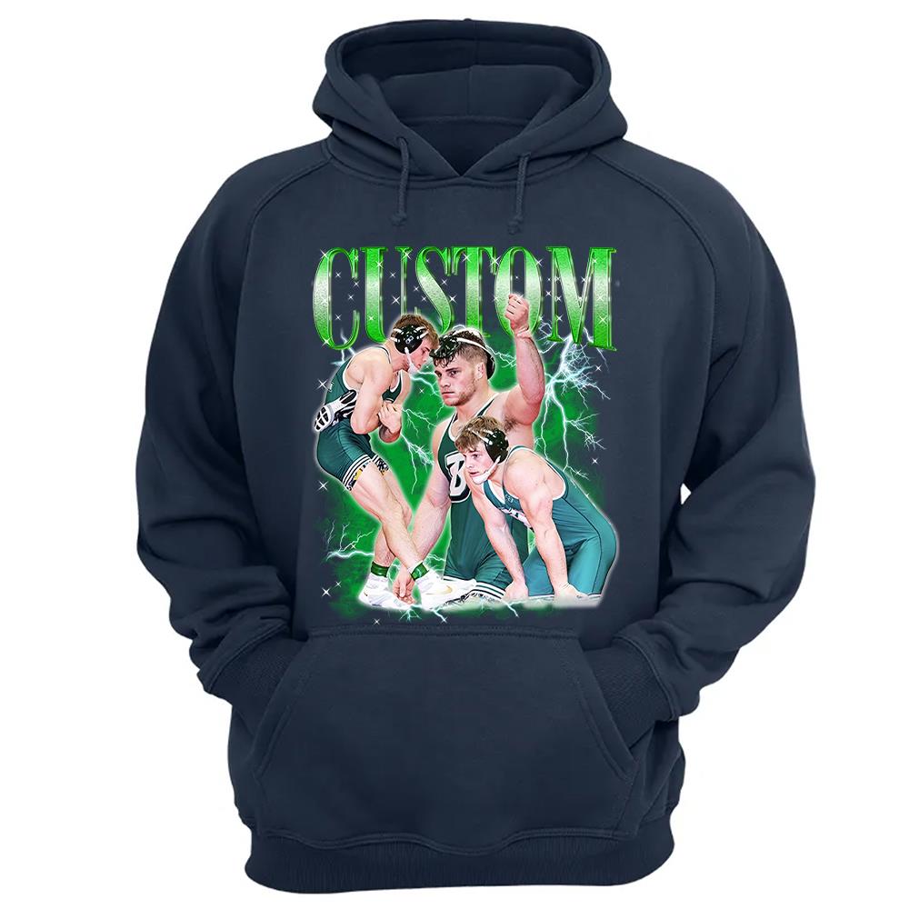 Wrestling Bootleg Shirt - Personalized Shirt Custom Text & Photos For Wrestling Lovers NA04