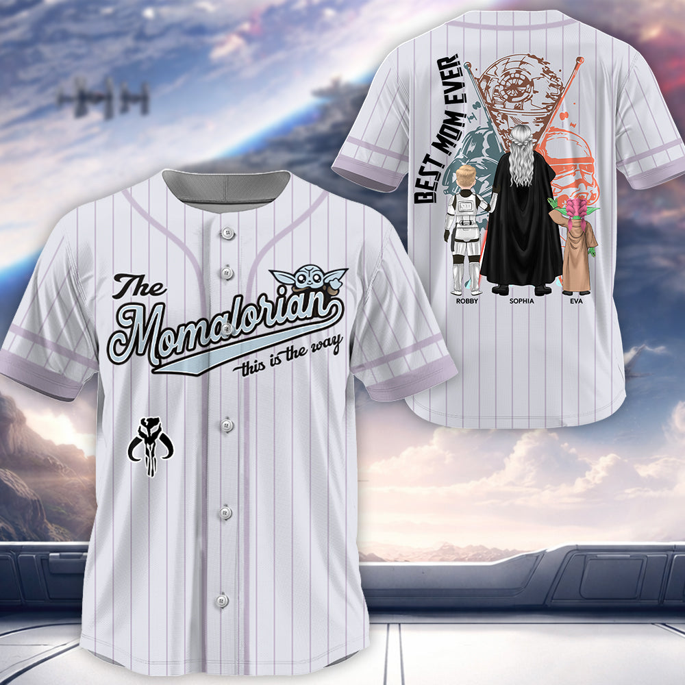 Personalized The Dadalorian This Is The Way Baseball Jersey Shirt For Dad - Custom Father’s Day Gift 2026 Ver 2 New Hv01