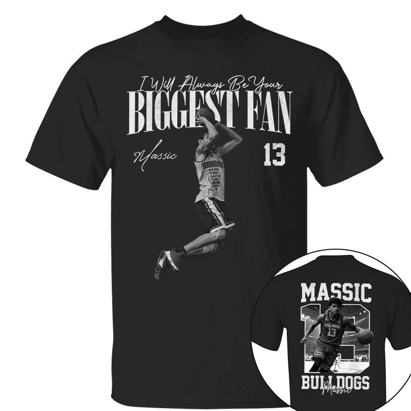 I'll Always Be Your Biggest Fan - Washed Tee Retro Bootleg Shirt - Gift For Basketball Lovers T1807