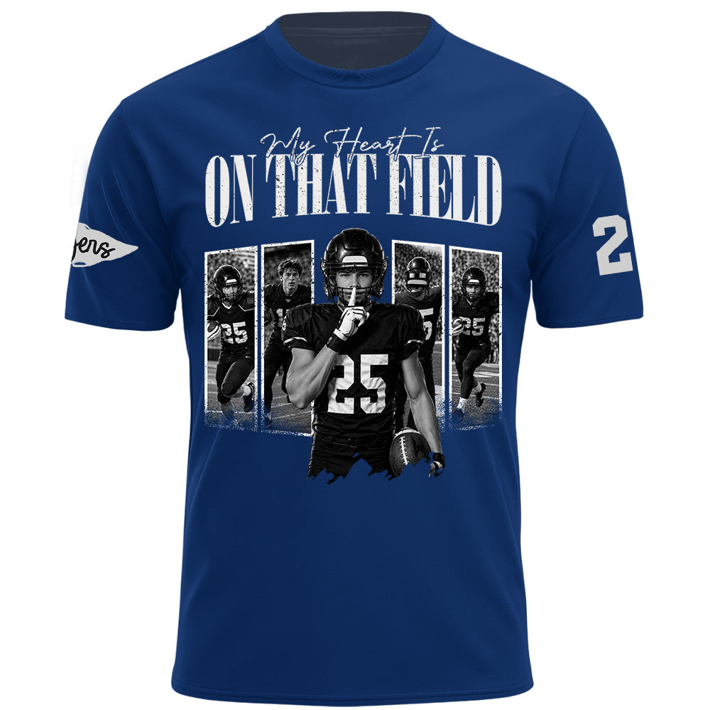 Photo Football GameDay Custom Shirt, Gift For Football Lovers L0411 Nh00