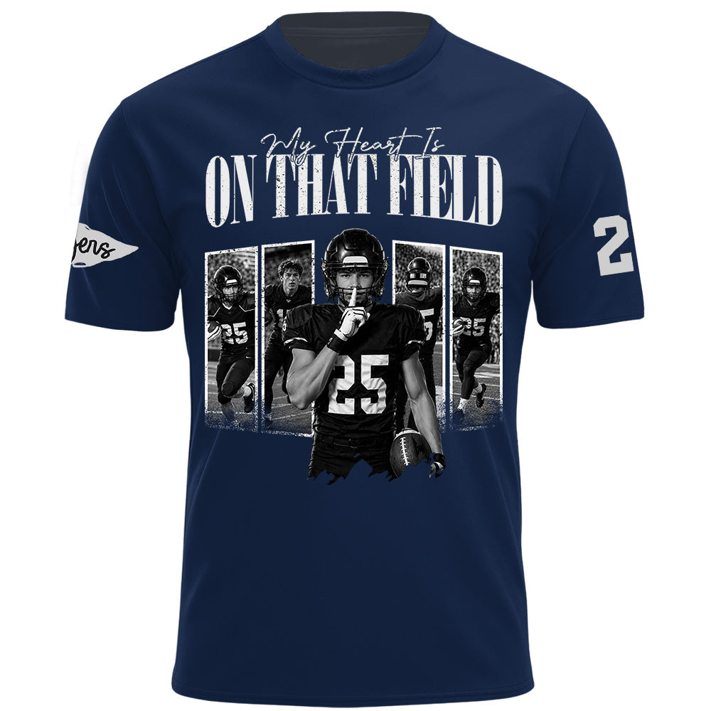 Photo Football GameDay Custom Shirt, Gift For Football Lovers L0411 Nh00
