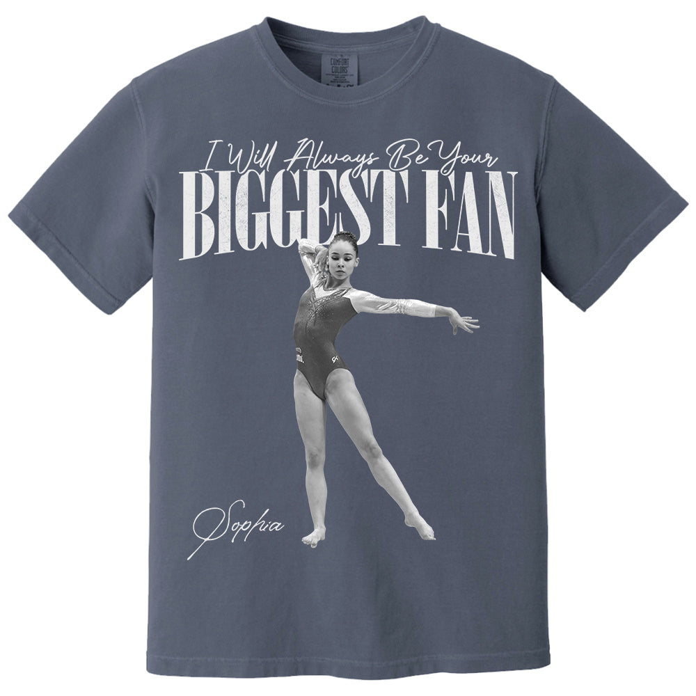 I'll Always Be Your Biggest Fan - Washed Tee Retro Bootleg Shirt For Gymnast A2110 Li29