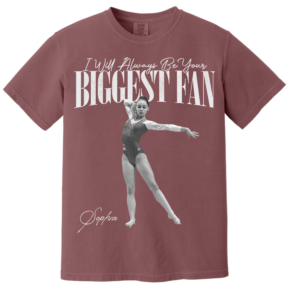 I'll Always Be Your Biggest Fan - Washed Tee Retro Bootleg Shirt For Gymnast A2110 Li29