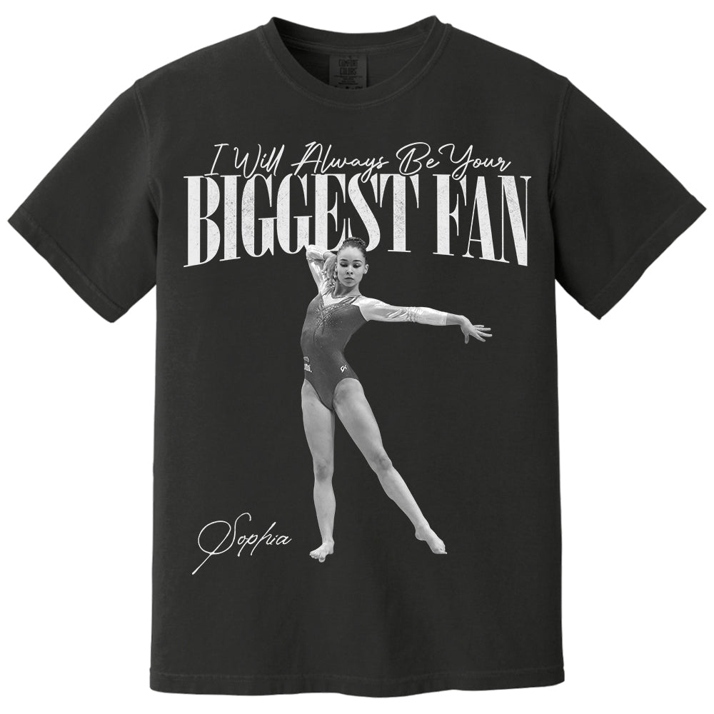 I'll Always Be Your Biggest Fan - Washed Tee Retro Bootleg Shirt For Gymnast A2110 Li29