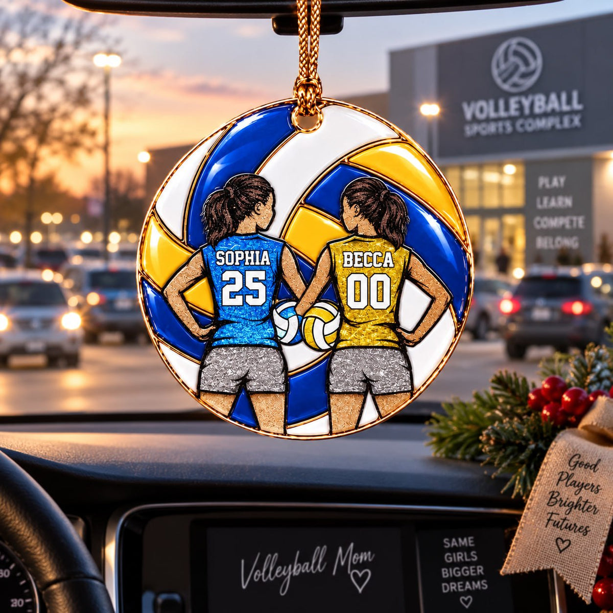 Personalized Volleyball Christmas Ornament, Custom Player Gift, Volleyball Lovers Christmas Gift T1807 T24