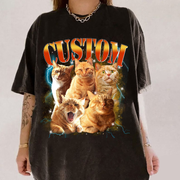 Custom Vintage Pet Shirt Pet Photo, Name Custom Dog Shirt Personalized Dog Shirt Custom Dog T Shirt