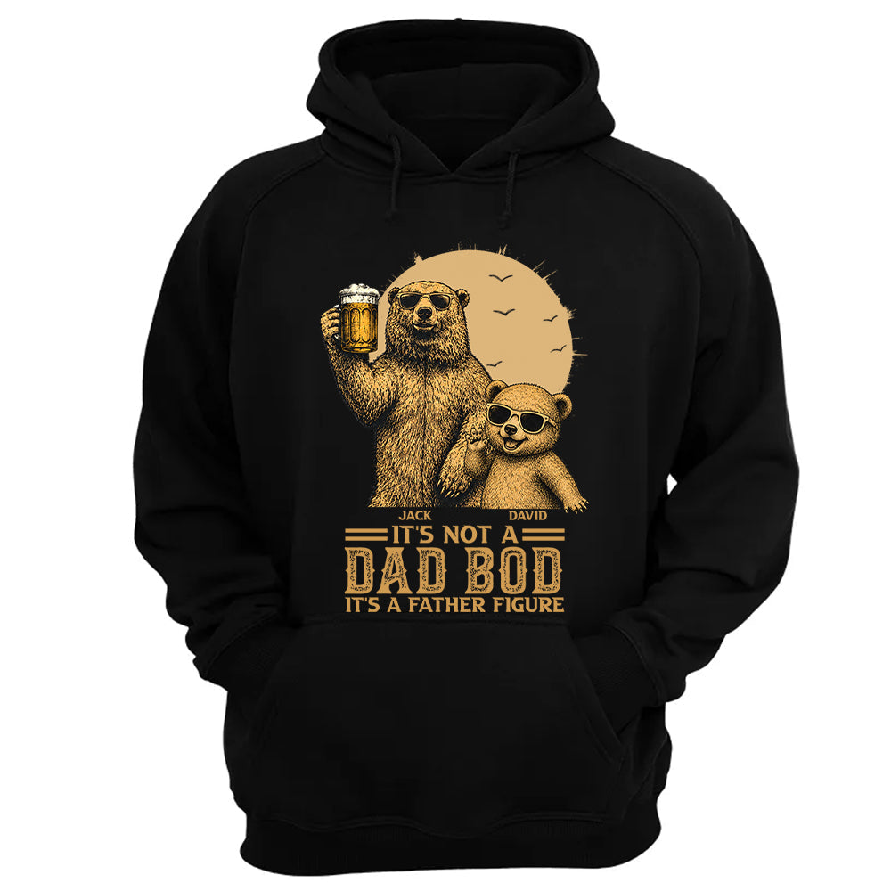 Personalized It's Not A Dad Bod It's A Father Figure Shirt, Father's Day - Papa Bear And Cubs, Gift For Dad Vr2 Pt99