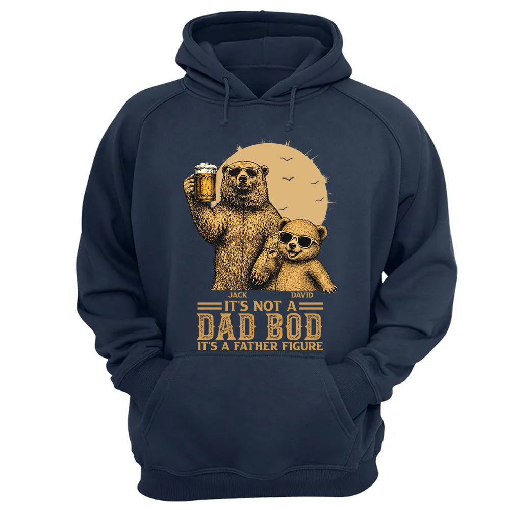 Personalized It's Not A Dad Bod It's A Father Figure Shirt, Father's Day - Papa Bear And Cubs, Gift For Dad Vr2 Pt99