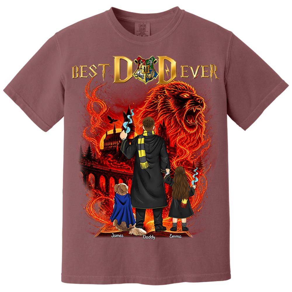Custom Best Dad Ever Shirt, Gift For Dad, Father's Day L0411 Nh00