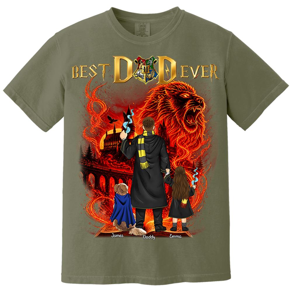 Custom Best Dad Ever Shirt, Gift For Dad, Father's Day L0411 Nh00