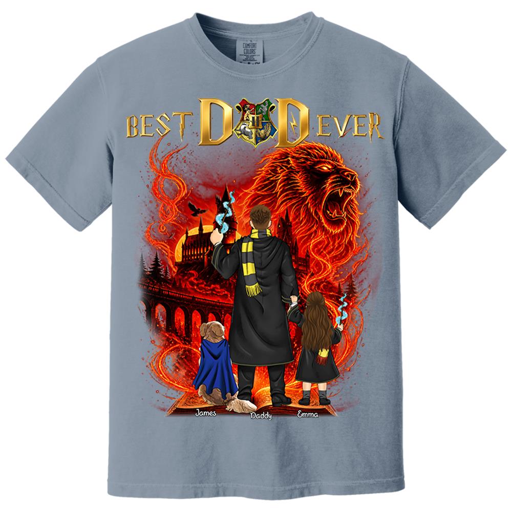 Custom Best Dad Ever Shirt, Gift For Dad, Father's Day L0411 Nh00