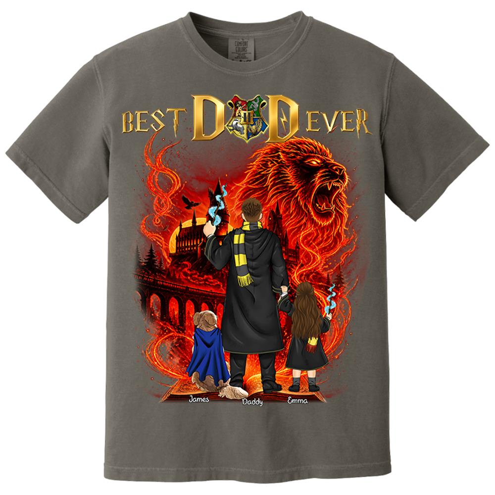Custom Best Dad Ever Shirt, Gift For Dad, Father's Day L0411 Nh00