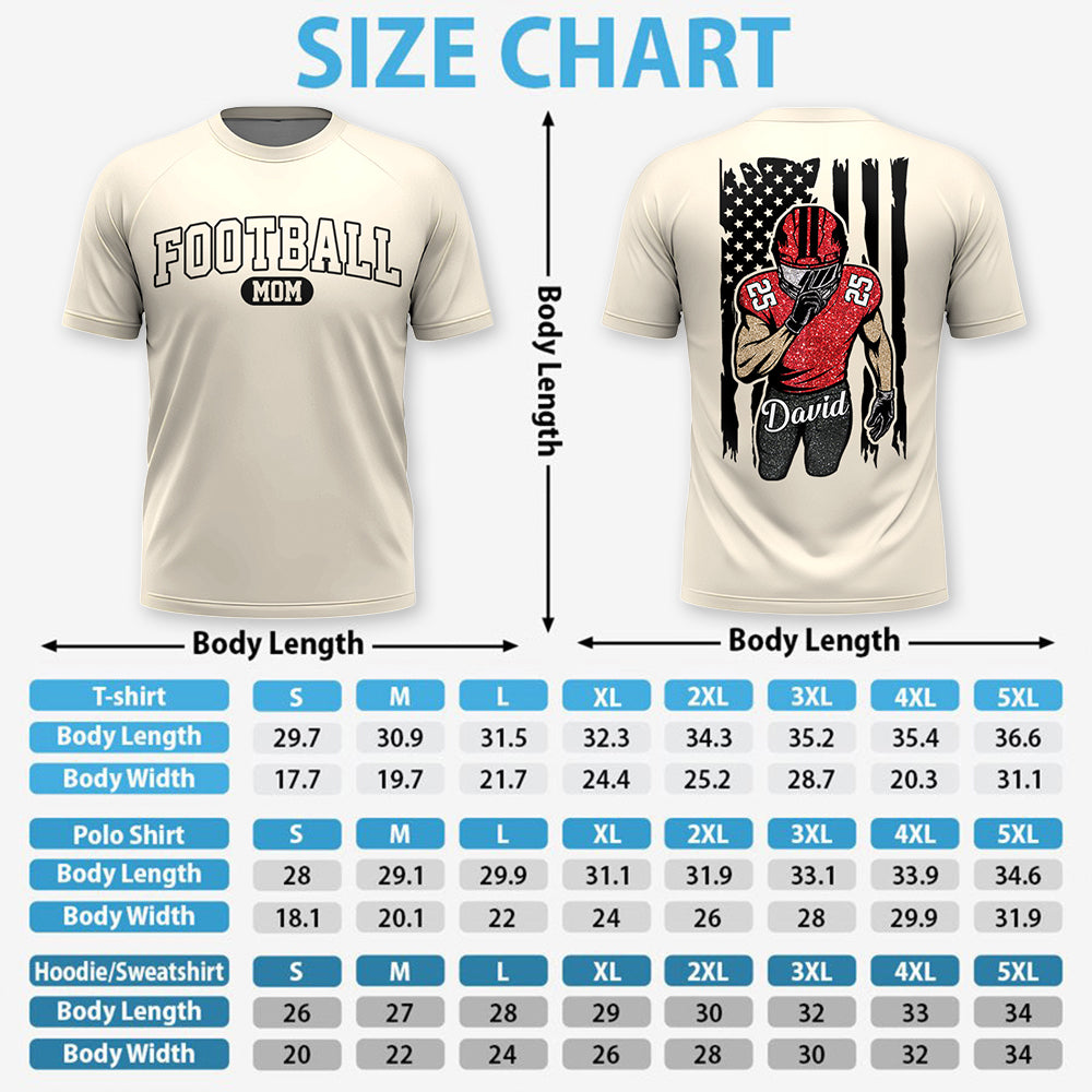 Football Mom - I'll Always Be Your Biggest Fan Personalized Shirt For Football  Family NA02 Hv01